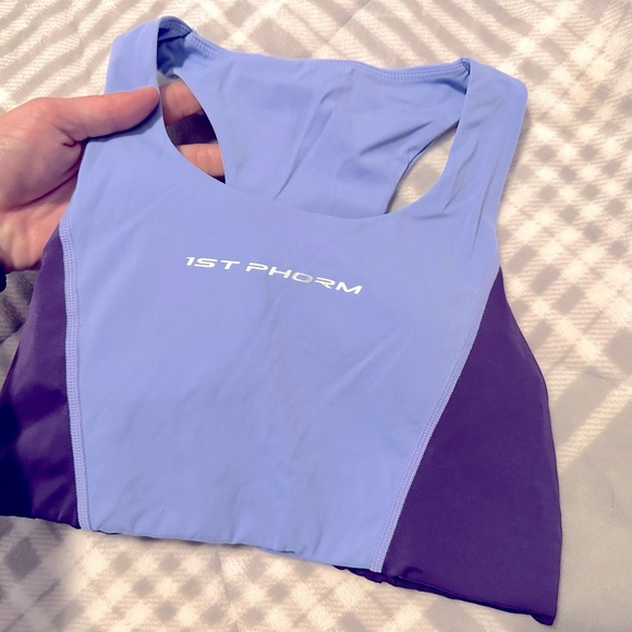 1st Phorm Purple Sports Bra - Picture 2 of 5